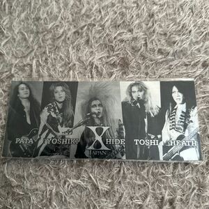 XJAPAN ステッカー　シール　エックス　hide YOSHIKI ToshI PATA HEATH 当時物