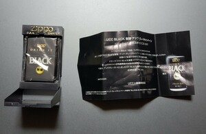 限定品当選書付き　ジッポ　UCC ZIPPO コーヒー