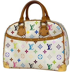 ルイ・ヴィトン Louis Vuitton トゥルーヴィル 手提げ ハンドバッグ モノグラムマルチカラー ブロン(ホワイト) M92663 レディース 【中古】