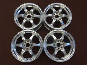 A-69　ALEXRIMS FORGED　★15×6.5J ET35 PCD100,108 4H★4本　希少　鍛造　超軽量　Racing sports コンパクトカー スポコン　等に是非 ！