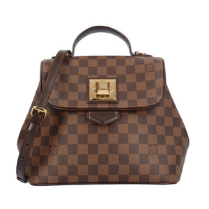 ルイヴィトン ベルガモPM ダミエ ショルダーバッグ ダミエキャンバス N41167 ブラウン レディース LOUIS VUITTON 中古