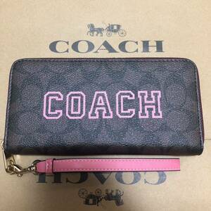 未使用品　coach 長財布　5