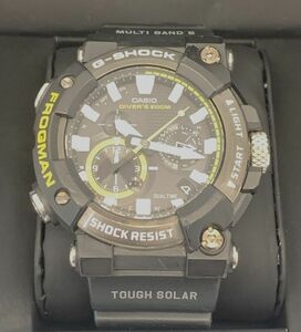 稼働品【G-SHOCK/Gショック】 FROGMAN/フロッグマン Bluetooth ソーラー電波時計 GWF-A1000-1A4JF　MASTER OF G 　箱付属