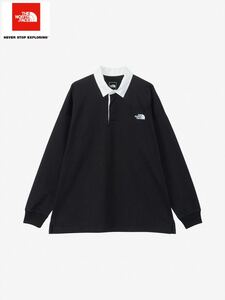 THE NORTH FACE L/S Rugger Shirt Black ザ ノースフェイス ロングスリーブ ラガーシャツ（ユニセックス）ブラック／黒 NT82437-K／XL／LL