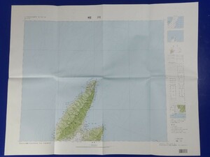 20万分の1地勢図【相川】国土地理院発行・平成元年修正、平成７年要部修正・平成８年発行　〈佐渡島〉