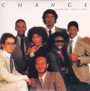 ダンクラ/ブギーファンク■CHANGE / Sharing Your Love +2 (1982) レア廃盤 金澤寿和著BCMガイド掲載作 James RobinsonがリードVo.担当!!