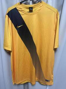 NIKE ナイキ ドライフィット 2XL Tシャツ 黄色