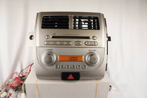 動作確認済 セルボ HG21S 39101-66K00-GPT オーディオ 2DIN 12V CD AM FM サンヨー ヘッドユニット CDF-R3015C スズキ@658s