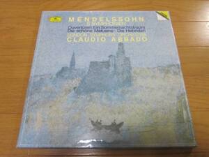 メンデルスゾーン 交響曲全集 4LP 独DGG アバド ロンドン交響楽団【未開封】
