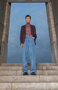  21aw DRISE VAN NOTEN ドリスヴァンノッテン デニムパンツ マーブル ワイドデニム　ジーンズ