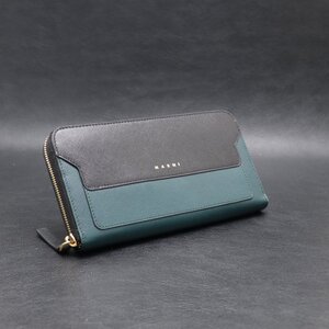 ★ 【中古】 マルニ ラウンドファスナー長財布 【MARNI】 PFMOE11U ラウンドジップウォレット