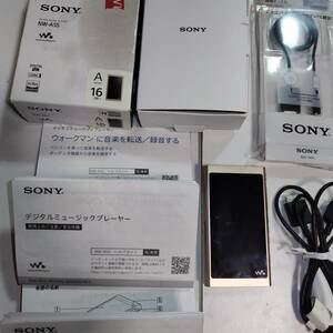 SONY　デジタルミュージックプレーヤー NW-A55 WALKMAN/ウォークマン専用録音ケーブル　WMC-NWR1セット ソニー