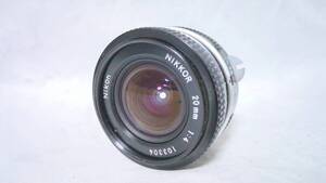 動作良好・外観綺麗・光学綺麗★ニコン NIKON Ai NIKKOR 20mm F4