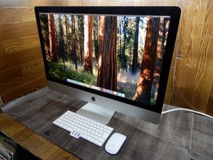 158★Retina 5K☆5120x2880大型27ワイド液晶一体型iMac★A12115★Core i5-8500☆メモリ32GB★SSD 500GB★Sequoia15.2☆2019