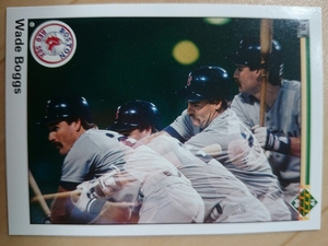 ★WADE BOGGS UPPER DECK 1990 UD #555 ウェイド ボッグス BOSTON RED SOX ボストン レッドソックス MLB メジャーリーグ HOF 首位打者