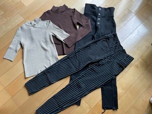  ◆まとめ売り◆MURUA◆ムルーア◆４点◆パンツ・トップス◆◆size　F