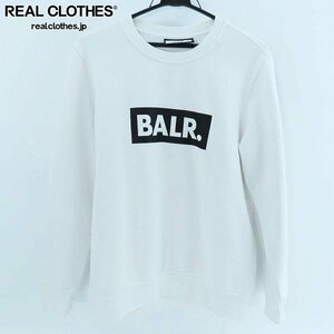 ☆BALR. /ボーラー ロゴ クルーネックスウェット ホワイト /XS /LPL