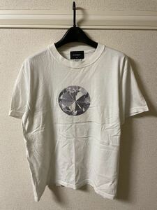 ソフネット SOPHNET. Tシャツ カットソー 半袖 プリント クルーネック 丸首 白 ホワイト M