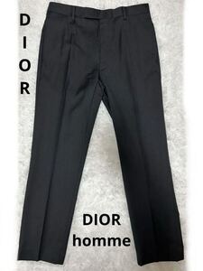 【極美品】Dior homme テーパードスラックス50 Msize相当