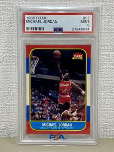 Michael Jordan 1986-87 Fleer #57 RC PSA 9 MINT マイケル・ジョーダン ルーキーカード