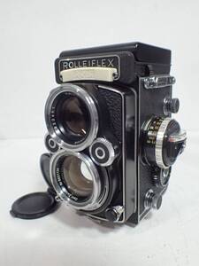 K384/8H□Rolleiflex ローライフレックス F&H DIFFUSOR DBP DBGM 2.8F /Heidosmat 80mm/Planar 二眼レフ 美品□