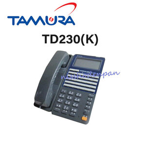 【中古】TD230(K) TAMURA/タムラ MT100/MT200 30ボタン標準電話機 【ビジネスホン 業務用 電話機 本体】