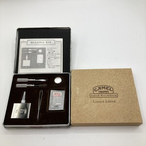 ◎◎【1円スタート】 ZIPPO CAMEL TROPHY SABAH MALAYSIA’93 メンテナンスキット ジッポライター無し 傷や汚れあり