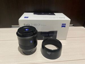 カールツァイス Carl Zeiss Batis 40mm F2 ソニーEマウント　防湿庫保管　美品