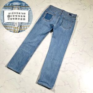 【極美品】Maison Margiela 再構築　ダメージ加工　デニムパンツ