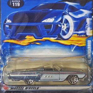 ホットウィール Hot Wheels `63 サンダーバード 2003年発売品 未開封品 長期暗室保管品 ビンテージ ミニカー