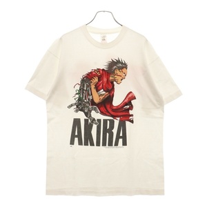 VINTAGE ヴィンテージ 90s AKIRA 1988 TETSUO ARM WHITE FRUIT OF THE LOOM TEE アキラ 両面プリント半袖Tシャツ カットソー ホワイト