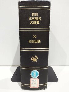 【除籍本】角川日本地名大辞典 30 和歌山県 竹内理三 角川書店【ac05e】