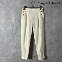 Margaret Howell リネン コットン スラックスパンツ N228