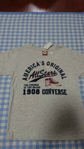 ＠♪137☆未使用・保管品☆CONVERSE☆半袖Tシャツ　中肌色130