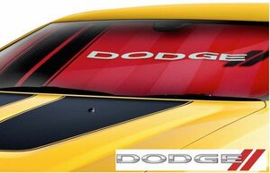 ダッジ フロント ウィンドウ サンシェード DODGE エンブレム ロゴ ラム ダコタ マグナム チャレンジャ チャージャー デュランゴ ナイトロ