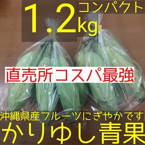 〈直売所コスパ最強〉沖縄県産アップルバナナＢ品 約1.2kg【コンパクト便】⑨