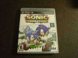 海外版PS3ソフト《Sonic Generations》中古