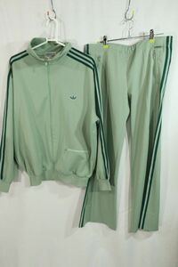 【Used】adidas アディダス 1970年代 デサント製 ヴィンテージトラックジャケット ジャージセットアップ 希少 大きいサイズ O ■ET24G0129