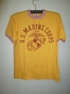 トイズマッコイ　Tシャツ（M) US MARINE(イエロー）