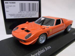 ★希少!★Lamborghini JOTA 1970 Red 1/43【ランボルギーニ イオタ】★美品!★400 103680 