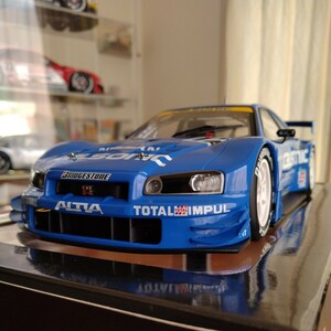 オートアート AUTOart 1/18 80378 CALSONIC SKYLINE R34 GT-R JGTC 2003 GT500 #12 ROUND 8 SUZUKA WINNER 日産 スカイライン カルソニック