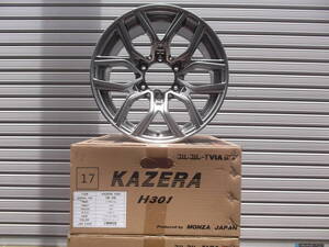 新品☆KAZERA H301☆17×8J+20☆139.7-6H☆送料込65,800円～☆プラド・ハイラックス・FJクルーザー☆Hu