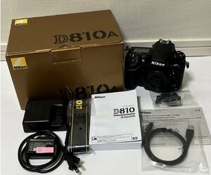 ［美品・元箱付］Nikon D810A デジタル一眼レフカメラ ボディ ショット数3,125枚　ニコン