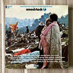 【US盤/3LP】V.A. / Woodstock - Music From The Original Soundtrack ■ Cotillion / SD 3-500 / Jimi Hendrix / Sly & The Family Stone