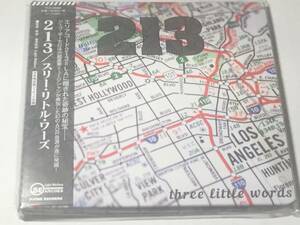 国内盤CD/紙ジャケット帯/AOR/ 213 /スリー・リトル・ワーズ#TOTOジェフ・ポーカロ/ヴィニー・カリウタ/ビル・メイヤーズ/カルロス・リオス