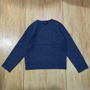 即決・A.P.C.のミドルゲージニット・グレー・M