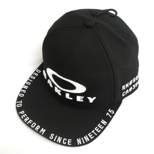 オークリー キャップ FOS901713-02E ブラックアウト Flat Brim Cap 24.0★2024年春夏モデル 送料無料 OAKLEY フラット ブリム 平つば