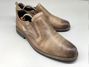 COLE HAAN コールハーン C09661 8W≒25.5cm レザーシューズ ビジネスシューズ ローファー スリッポン 本革 革靴 クラック メンズ