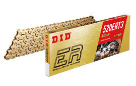 DID 520ERT3-106L RJ(クリップ) GOLD 4525516906340 大同工業株式会社 D.I.D バイクチェーン