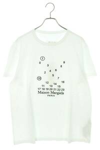 メゾンマルジェラ Tシャツ 23SS S50GC0684 サイズ:M カレンダー刺繍Tシャツ 中古 OM10